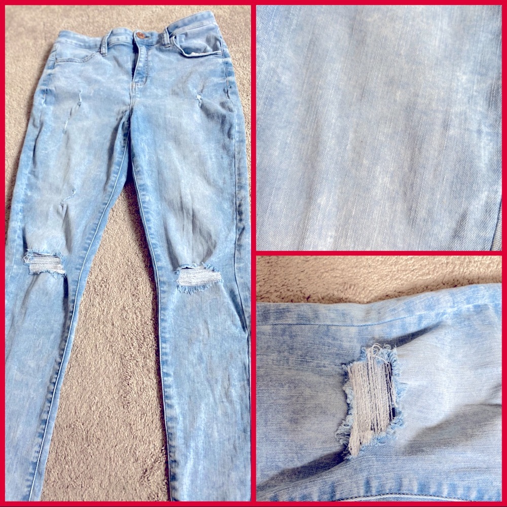 Womans 11/33 ankle jeggings high rise (used)